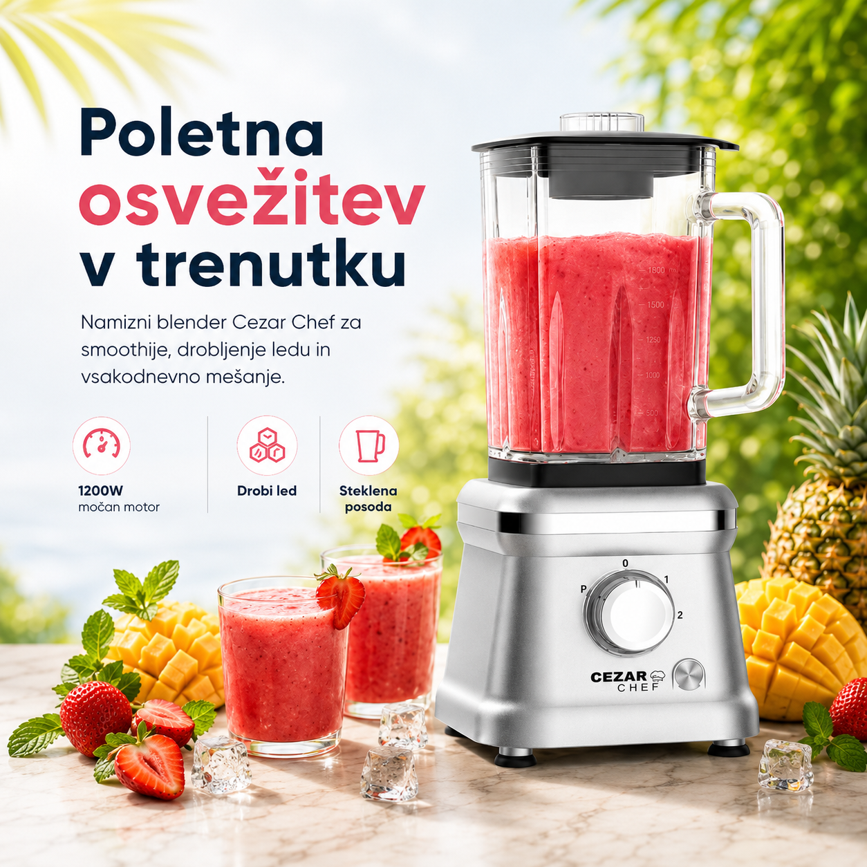 Cezar Chef BlendyPower 1200 W - slika 2